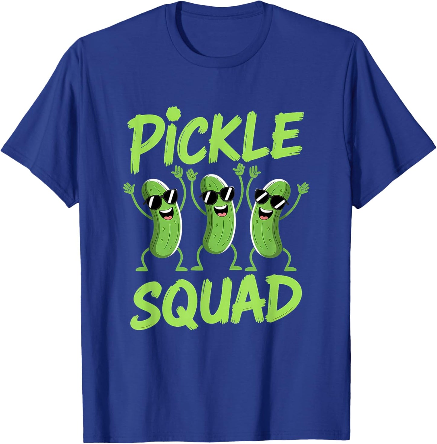 Pickle Squad Pickles Team T-Shirt - T-Shirt | Royal