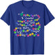 I Crawled My Way Thru 100 Days 100 Smarter T-Shirt - T-Shirt | Royal