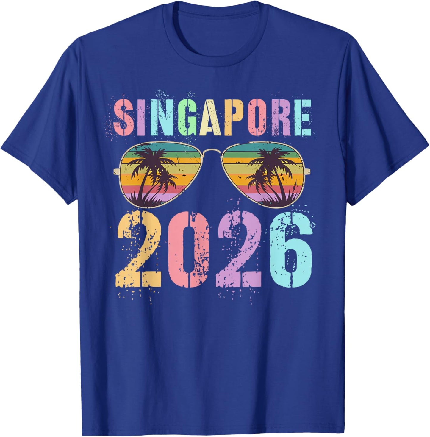 Cute Singapore 2026 Vacation Surfing Trip Besties Family T-Shirt - T-Shirt | Royal