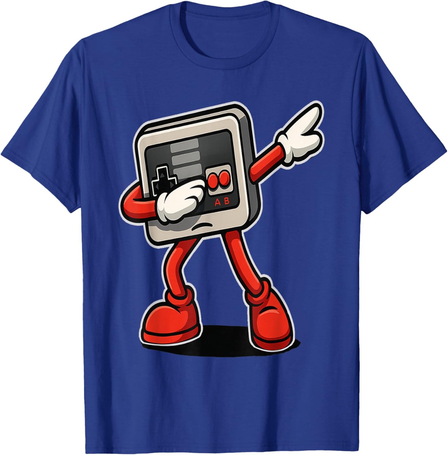 Funny Old Video Game Dabbing Retro Game Controller Gaming T-Shirt - T-Shirt | Royal