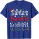 Santa Favorite Scientist Christmas Family Lights Funny Xmas T-Shirt - T-Shirt | Royal