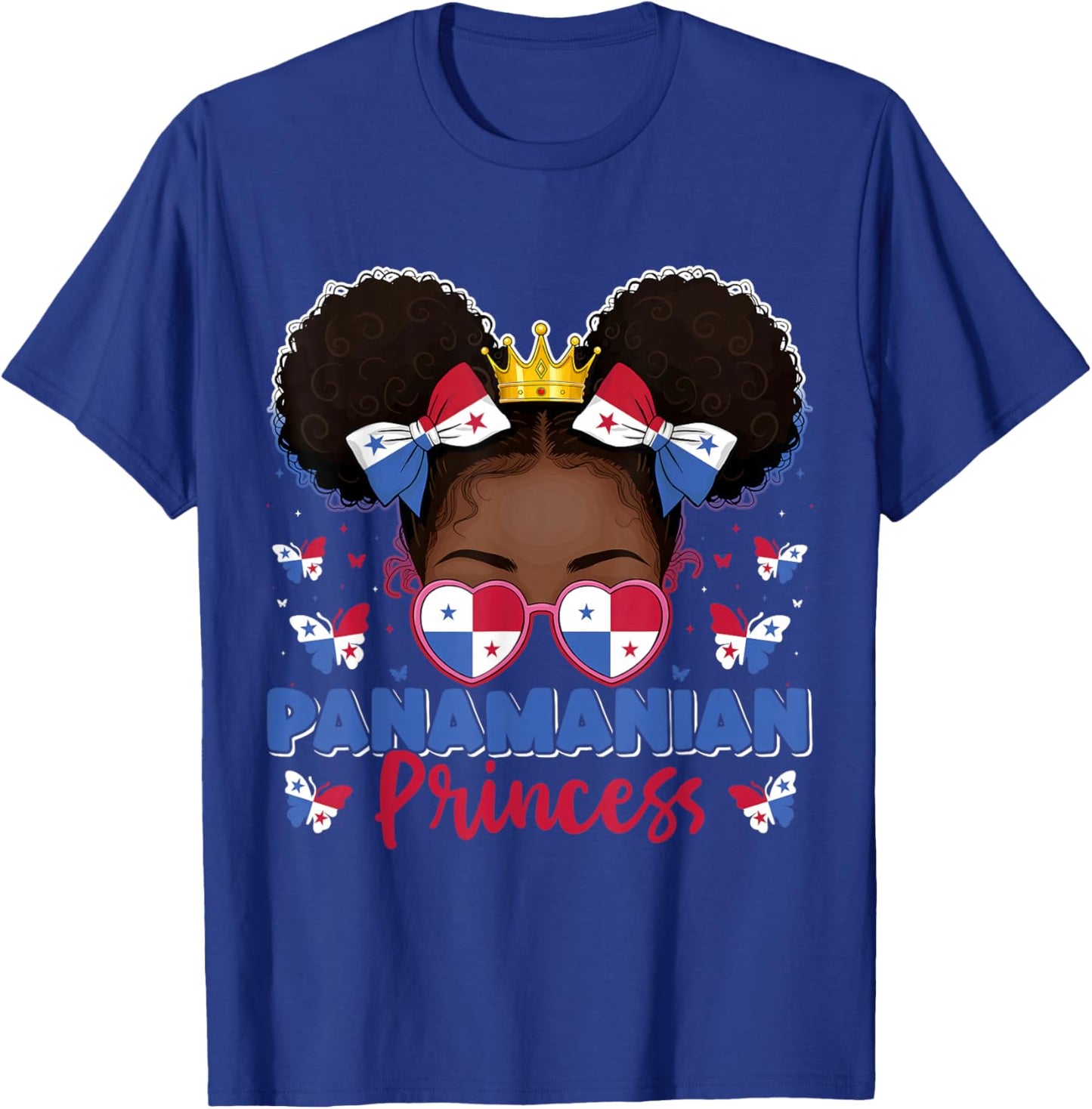 Panamanian Princess Panama Flag Proud Panameña Women Kids T-Shirt - T-Shirt | Royal