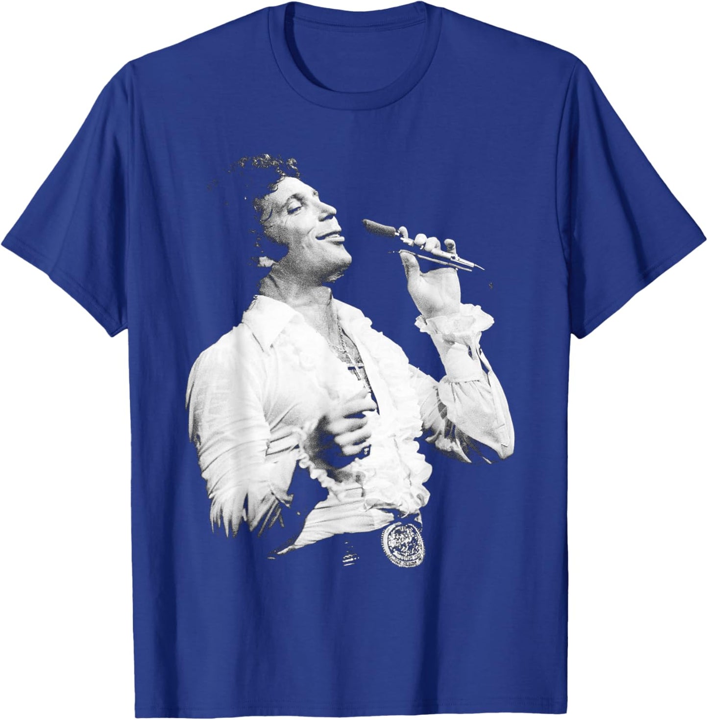 Tom Jones Live Rescue Me Era 1979 T-Shirt - T-Shirt | Royal