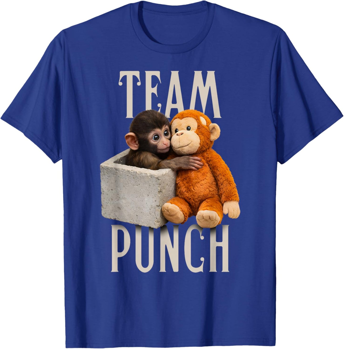 Baby Monkey Punch Team Punch T-Shirt - T-Shirt | Royal