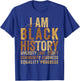 Black History Month Shirt Men Women Afro African Map Pride T-Shirt - T-Shirt | Royal