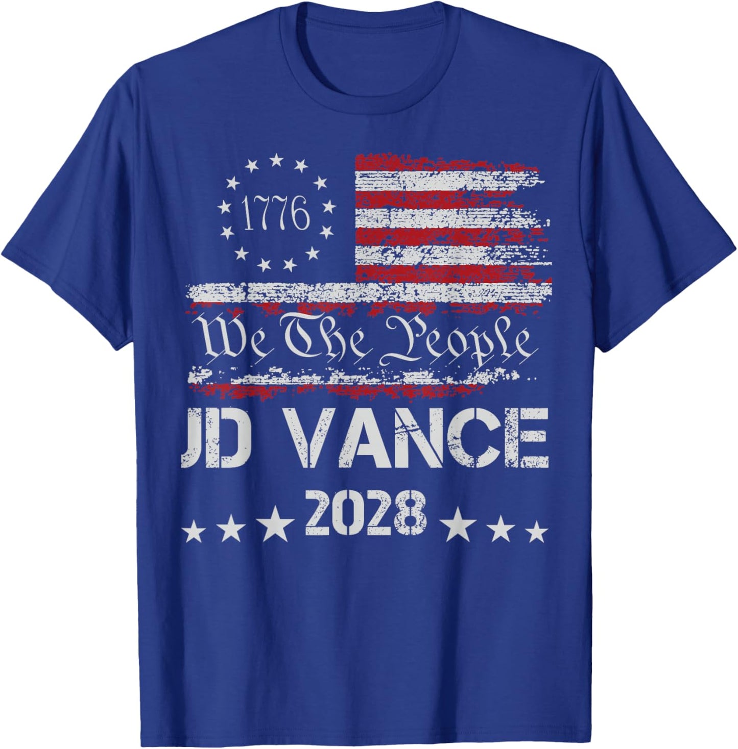 Vance 2028 President 48 US Flag Election We The People 1776 T-Shirt - T-Shirt | Royal