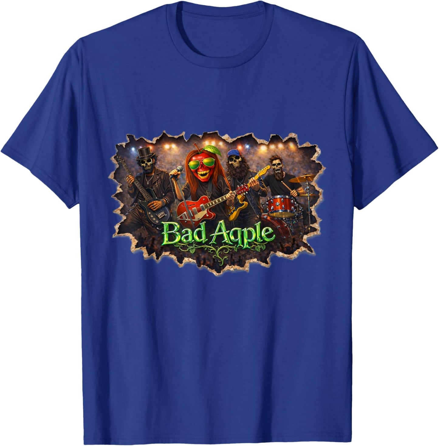 Bad Aqple Band T-Shirt - T-Shirt | Royal