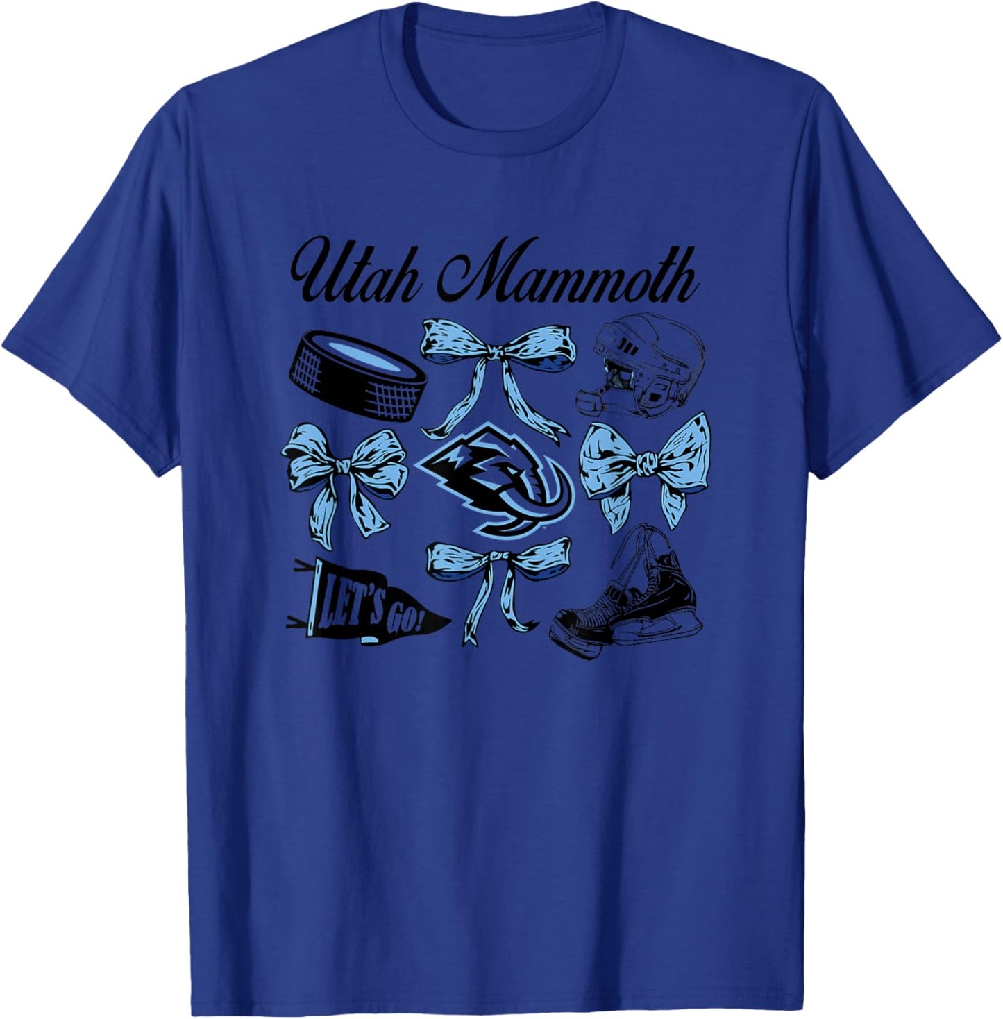 Bows White NHL Officially Licensed T-Shirt - T-Shirt | Royal
