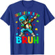Just Let Me Stim Bruh Dabbing Boy Puzzle Autism Awareness T-Shirt - T-Shirt | Royal