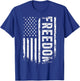 Vintage America Flag Freedom Grunge USA Design T-Shirt - T-Shirt | Royal