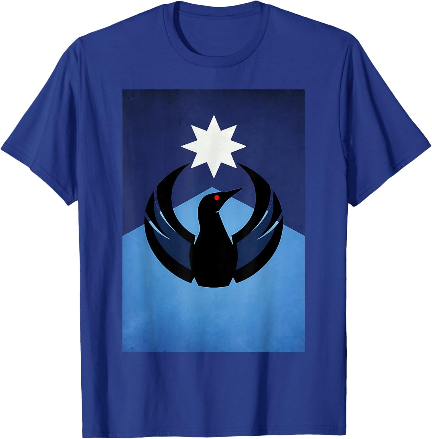 Minnesota Rebel Loon New MN State Flag T-Shirt - T-Shirt | Royal