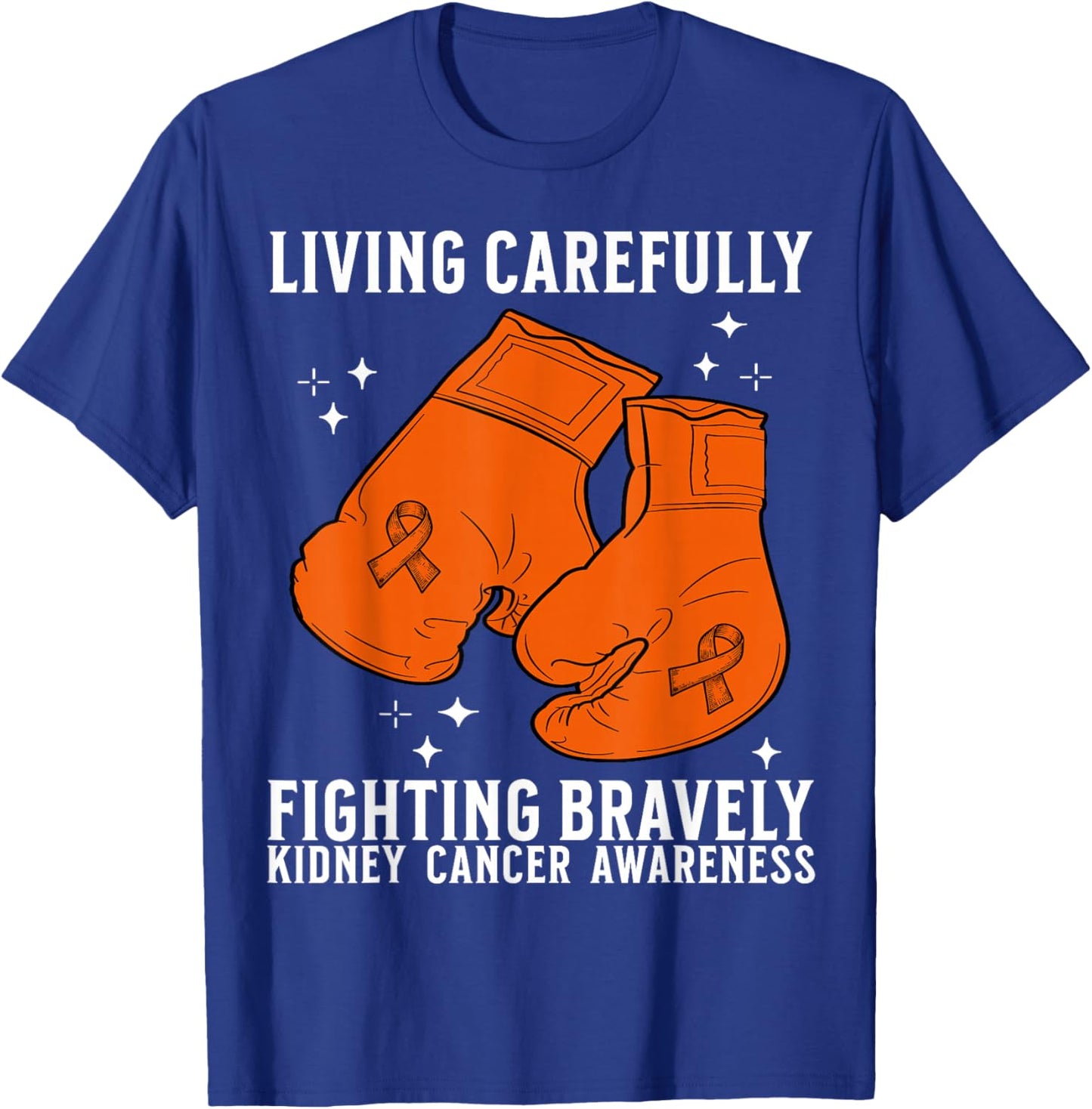 Kidney Cancer Awareness Products Gifts Kidney Cancer Fighter T-Shirt - T-Shirt | Royal