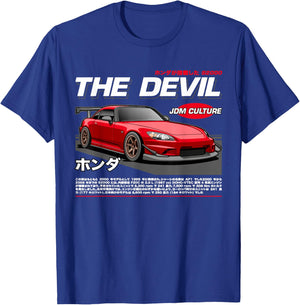 S2000 Red JDM Graphic Retro Tuner Car Drift Racing T-Shirt - T-Shirt | Royal