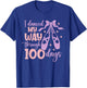 I Danced My Way Through 100 Days Dance School Celebration T-Shirt - T-Shirt | Royal