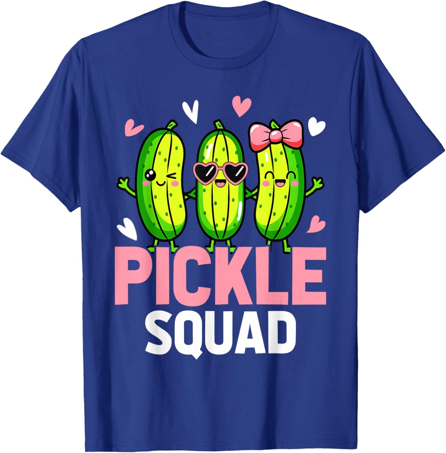 Cute Pickle Squad Funny Toddler Kids Boys Girls T-Shirt - T-Shirt | Royal