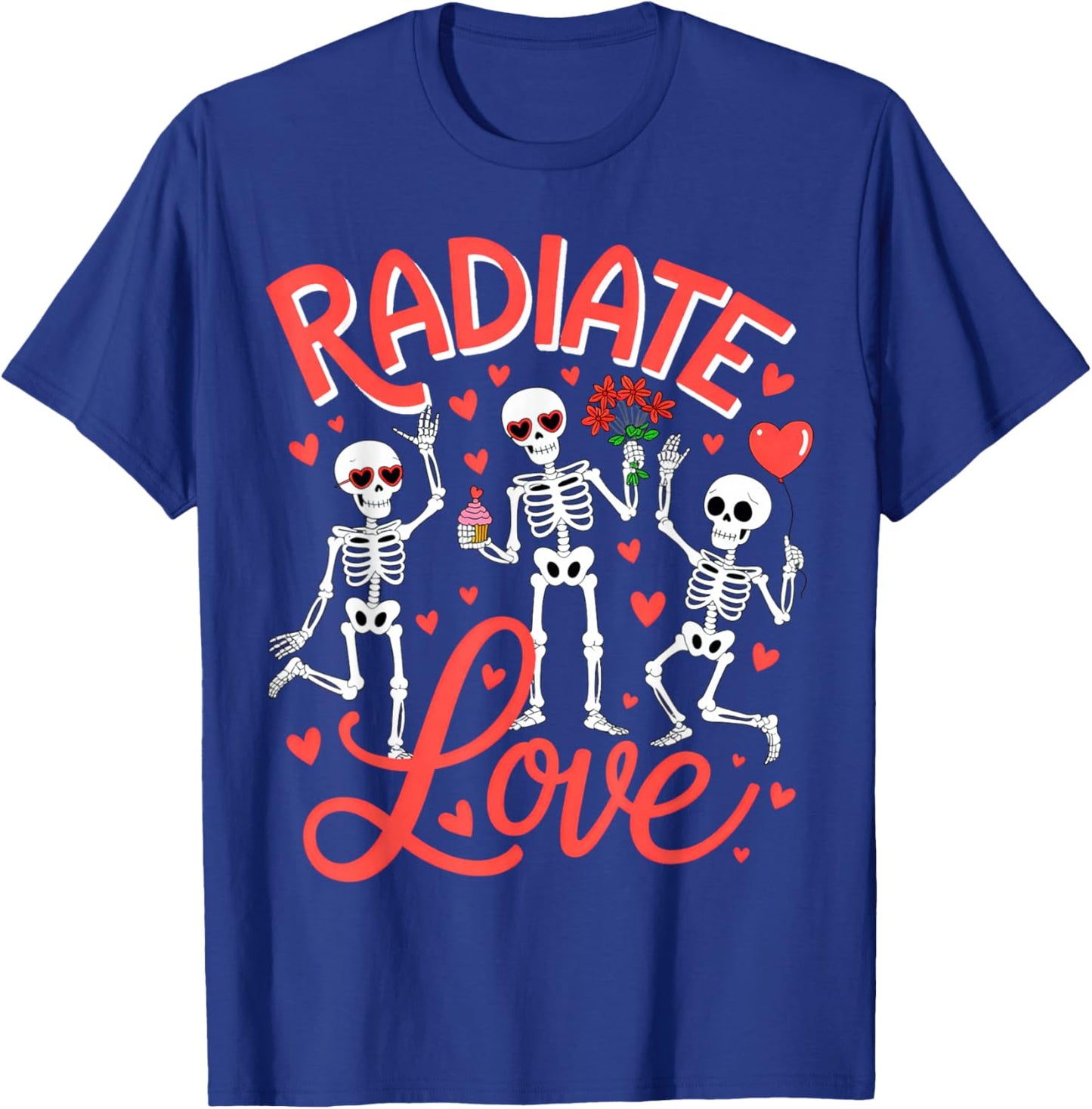 Radiate Love Valentine T-Shirt - T-Shirt | Royal