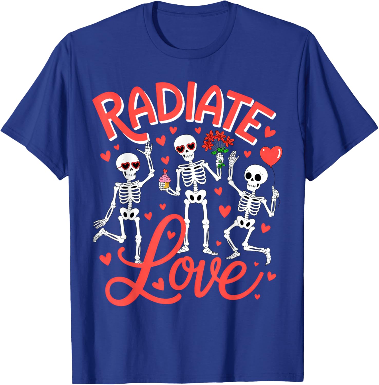 Radiate Love Valentine T-Shirt - T-Shirt | Royal