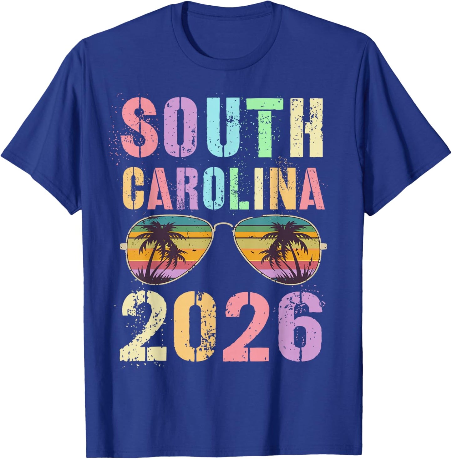Cute South Carolina 2026 Vacay Travel Vacation All Girls T-Shirt - T-Shirt | Royal