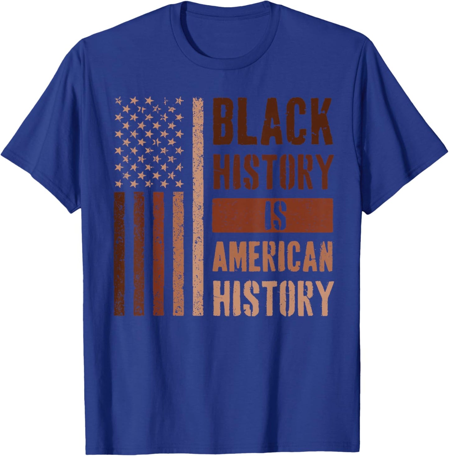 Black History is American History T-Shirt - T-Shirt | Royal