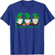 Hanging with My Gnomies Shamrock St Patricks Day Gnomes T-Shirt - T-Shirt | Royal