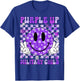 Purple Up Military Child Month Smile Face Women Men Kids T-Shirt - T-Shirt | Royal
