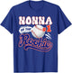 Nonna Rookie of Year 1st Birthday Baseball Theme Matching T-Shirt - T-Shirt | Royal