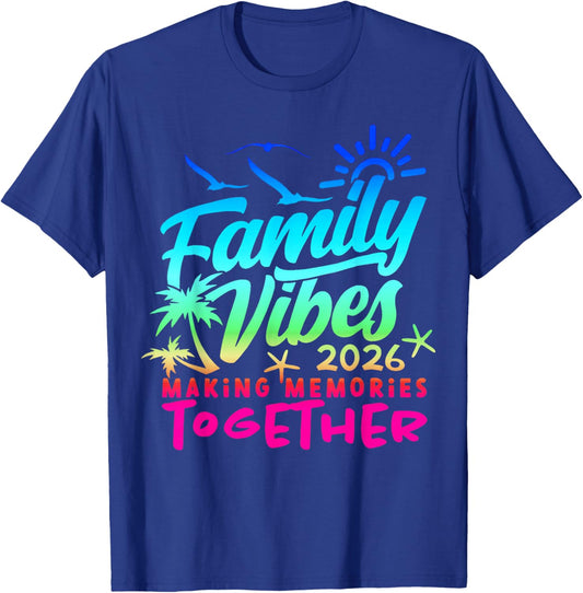 Family Vacation 2026 Beach Matching Family Summer Vacation T-Shirt - T-Shirt | Royal