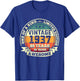 89th Birthday Gift 89 Years of Being Awesome 89 Years Old T-Shirt - T-Shirt | Royal