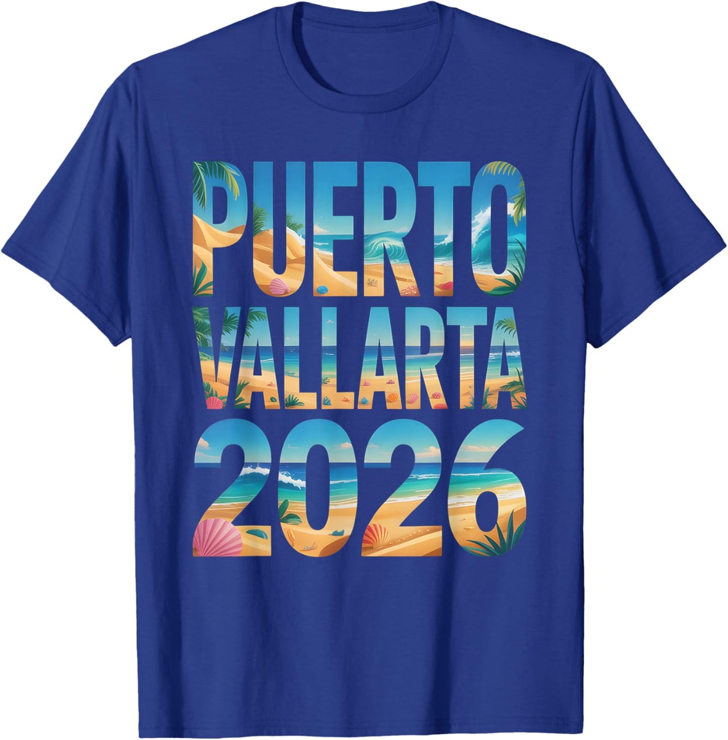 Cute Puerto Vallarta 2026 Vacay Travel Vacation Matching T-Shirt - T-Shirt | Royal