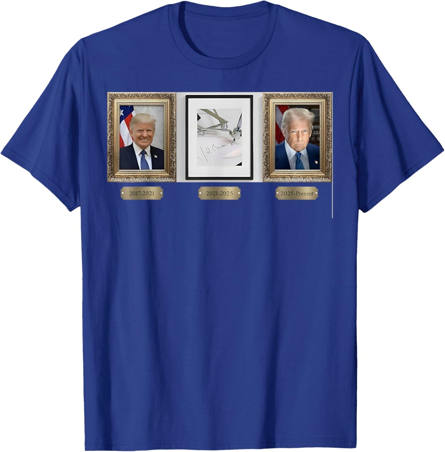 Biden autopen Signature T-Shirt - T-Shirt | Royal