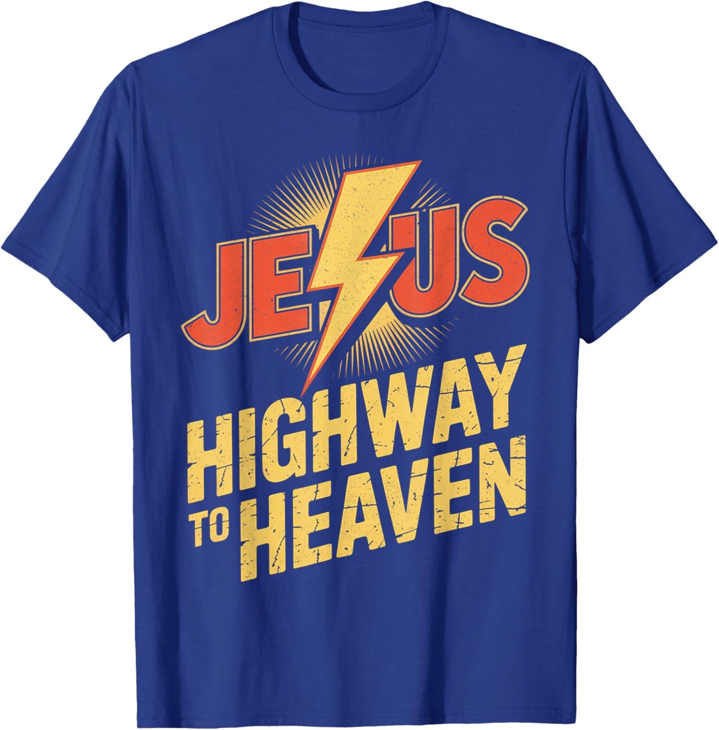 Superhero Jesus Christian T-Shirt - T-Shirt | Royal
