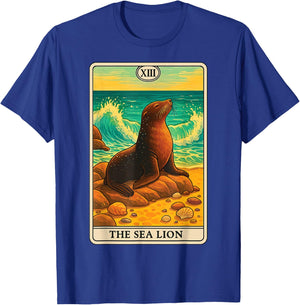 The Sea Lion Tarot Card T-Shirt - T-Shirt | Royal