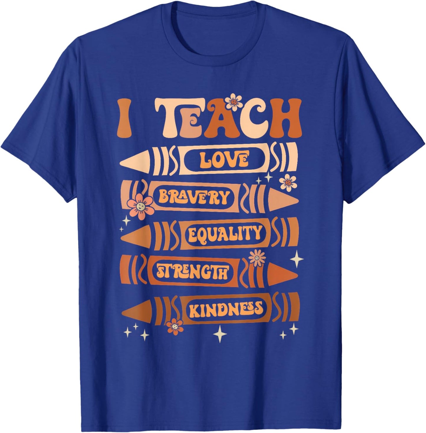 Black History Month I Teach Black History Teacher Melanin T-Shirt - T-Shirt | Royal