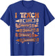 Black History Month I Teach Black History Teacher Melanin T-Shirt - T-Shirt | Royal