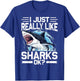 Funny Shark Shirt Women Sea Animal Shark Lover T-Shirt - T-Shirt | Royal
