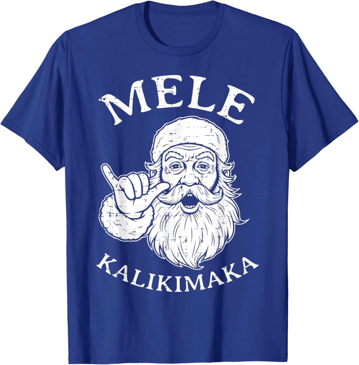 Christmas Hawaii Santa Mele Kalikimaka Xmas Men Women Kids T-Shirt - T-Shirt | Royal