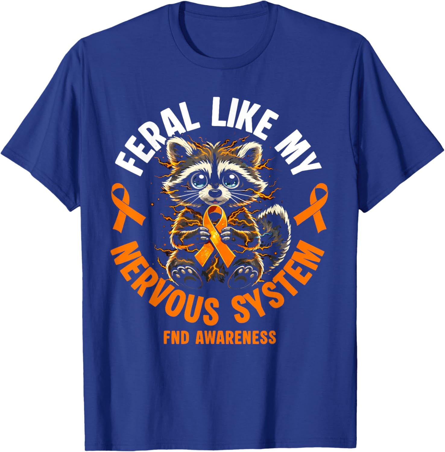 Functional Neurological Disorder Funny FND Warrior T-Shirt - T-Shirt | Royal