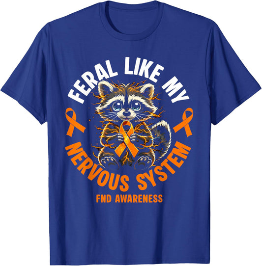 Functional Neurological Disorder Funny FND Warrior T-Shirt - T-Shirt | Royal