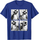 Cute Penguins with Hearts Sunglasses Funny Valentine's Day T-Shirt - T-Shirt | Royal