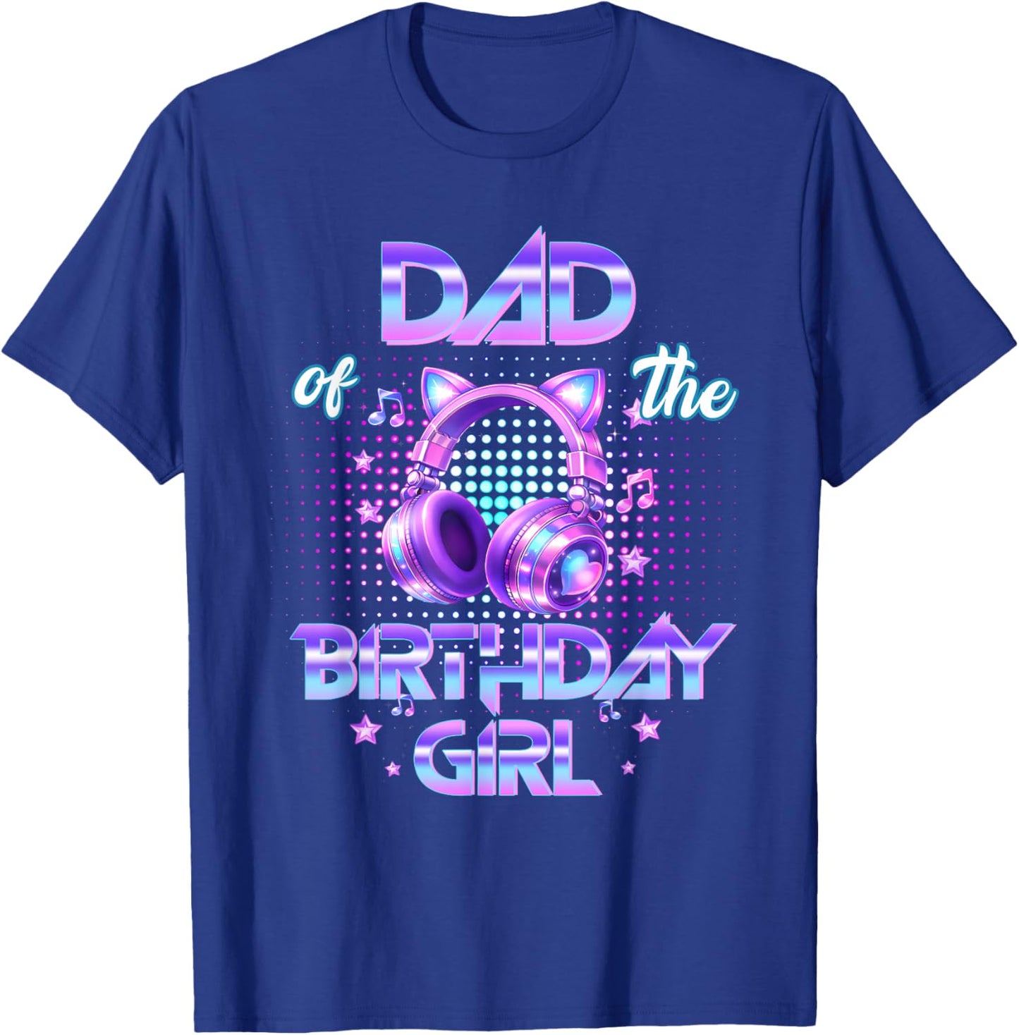 Dad The Birthday Girl K-pop Family Birthday Party Girls T-Shirt - T-Shirt | Royal