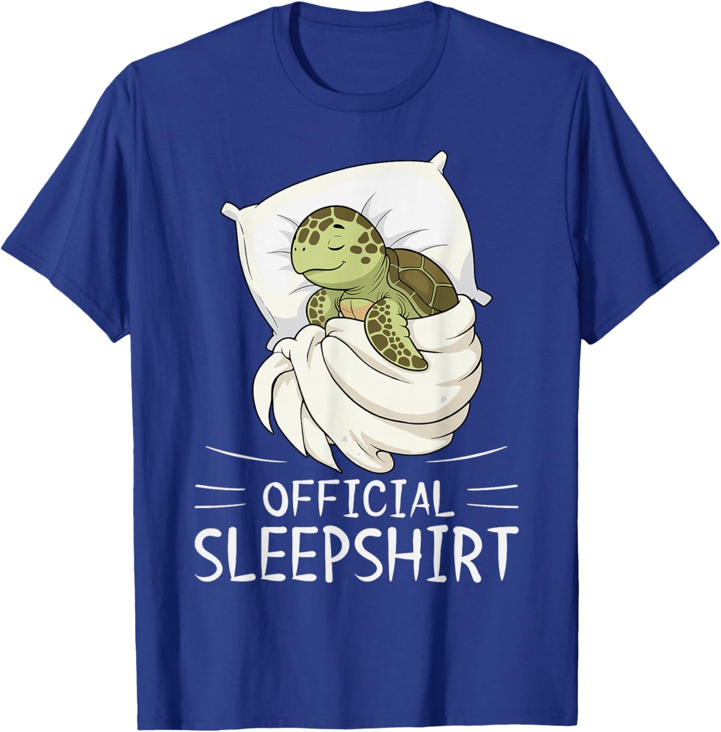 Turtle Animal Official Sleepshirt Pajamas Nightgown T-Shirt - T-Shirt | Royal