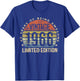 Vintage 1966 Limited Edition 60-Year-Old 60th Birthday T-Shirt - T-Shirt | Royal