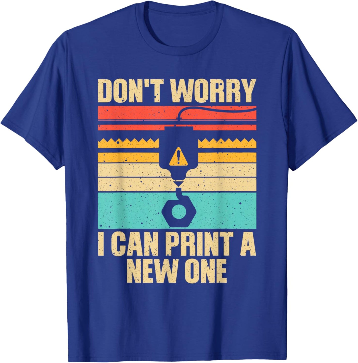 3D Printing Art Women 3D Printer Lover 3D Printing T-Shirt - T-Shirt | Royal
