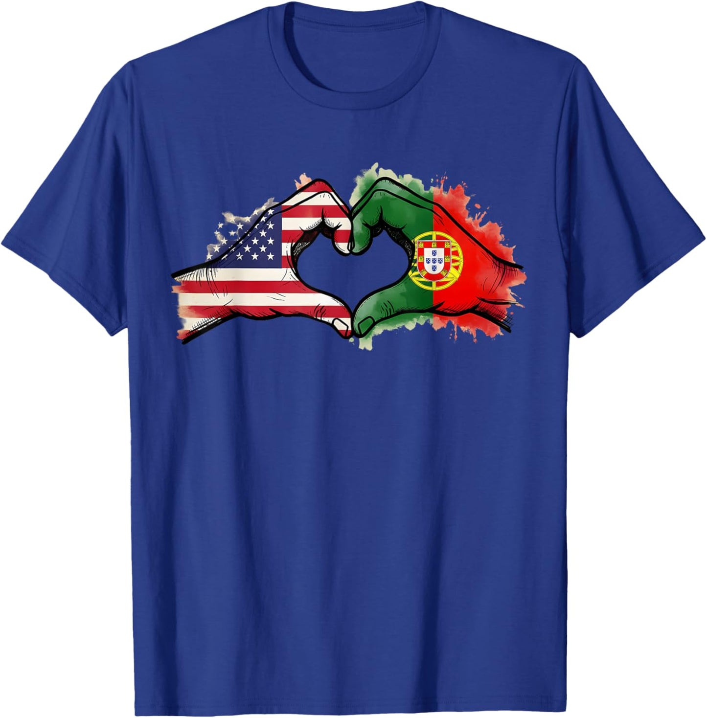 Portugal Flag Portuguese Roots Portuguese Pride Portugal T-Shirt - T-Shirt | Royal
