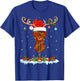Violin Fiddle Christmas Lights Orchestra Violin Player Xmas T-Shirt - T-Shirt | Royal
