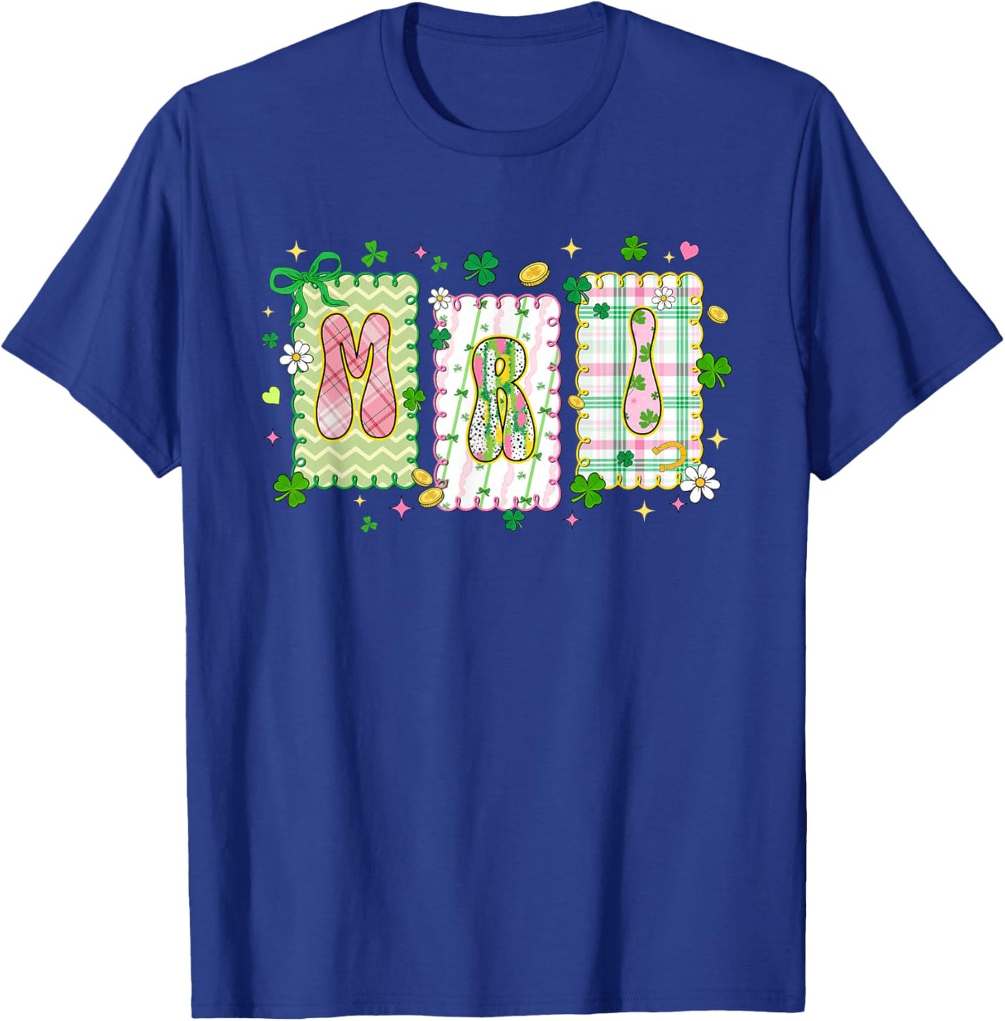 MRI Technologist St Patrick's Day Rad Tech Lucky Shamrock T-Shirt - T-Shirt | Royal