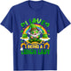 Love to Be A Lunch Lady St. Patrick Day Gnome Shamrocks T-Shirt - T-Shirt | Royal