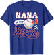 Nana Rookie of Year 1st Birthday Baseball Theme Matching T-Shirt - T-Shirt | Royal