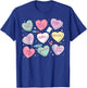 Nurse Conversation Heart Candy Valentines RN ER ICU Nursing T-Shirt - T-Shirt | Royal