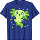 Axolotl Saint Patricks Day Boys Girls Axolotl St Patrick T-Shirt - T-Shirt | Royal